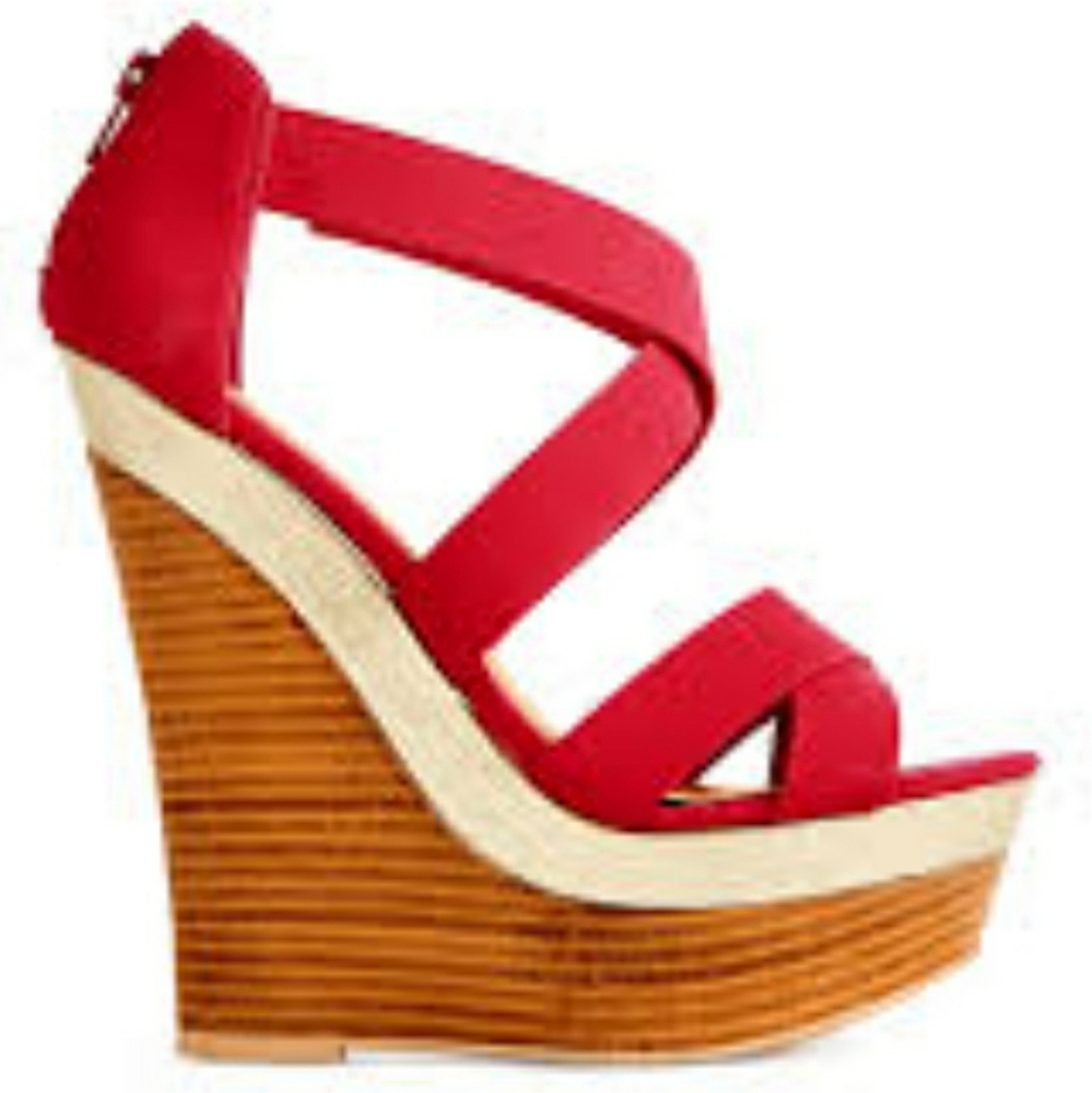 Alrisco Hollyn Wedge Sandals - Size 8.5 - Picture 3 of 4